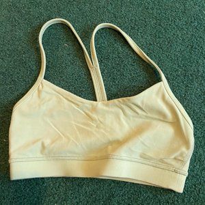 Lululemon light green sports bra size 4